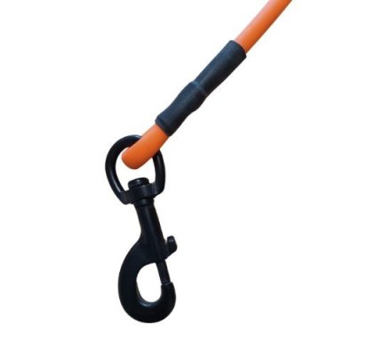 Coupleur pour chien orange fluo