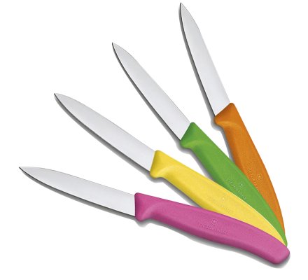 Pack 4 couteaux de table multi color VICTORINOX