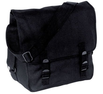 Gibecière noire transformable en sac à dos PERCUSSION