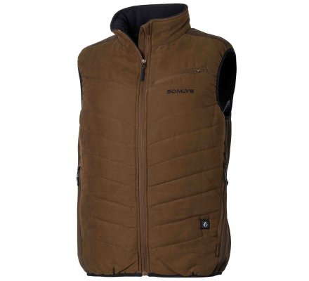 Gilet chauffant new Prestige marron SOMLYS
