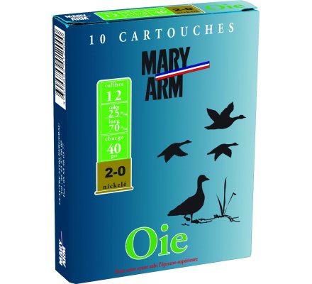 Cartouche Oie 40 cal 12 Mary Arm 