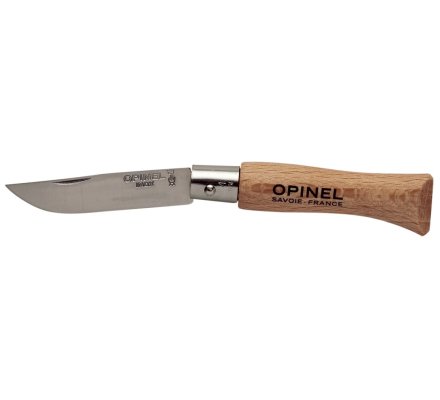 Couteau Opinel N°4 Hêtre Acier Inoxydable 