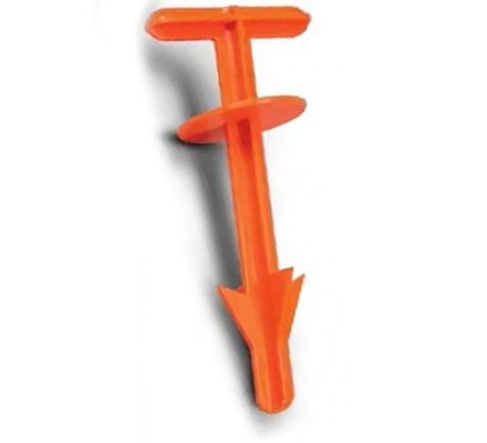 Outil d'éviscération en PVC orange PRO HUNT