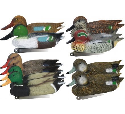 Pack 10 appelants canard colvert, sarcelle, siffleur, souchet