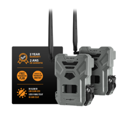 Pack 2 pièges photo communiquant SPYPOINT FLEX DARK