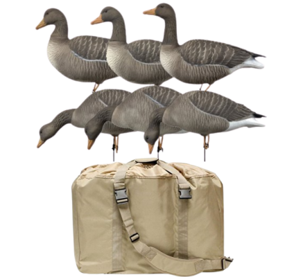 Pack 6 oies cendrées à pattes full HD avec sac de transport XTREM MIGRATEURS