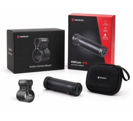 Pack Caméra Hikcam A7E + Support HikCam pour carabine diam 14.5 à 18mm HIKMICRO