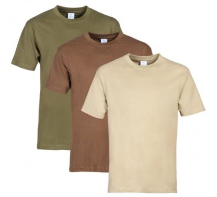 Pack 3 tee-shirts unis PERCUSSION