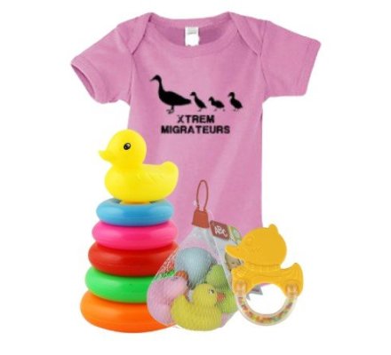 Pack naissance petit caneton rose bébé XTREM MIGRATEURS