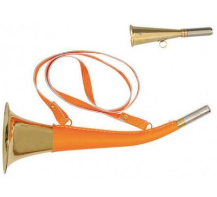 Pack trompe ronde 31cm orange + trompe plate 12cm Verney Carron