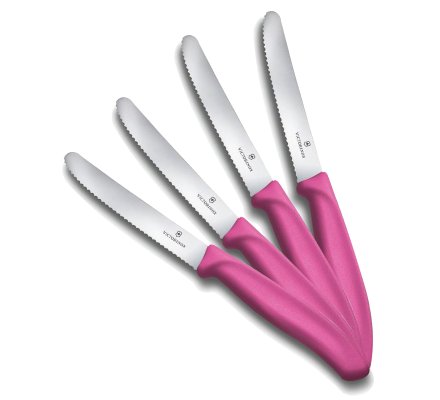 Set 4 couteaux de table rose VICTORINOX - 14207