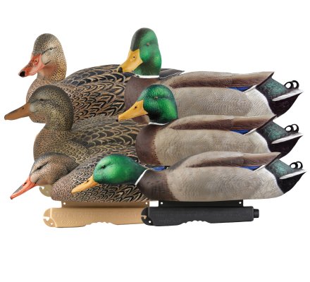 Pack 6 appelants canards colverts moussés HD GHG