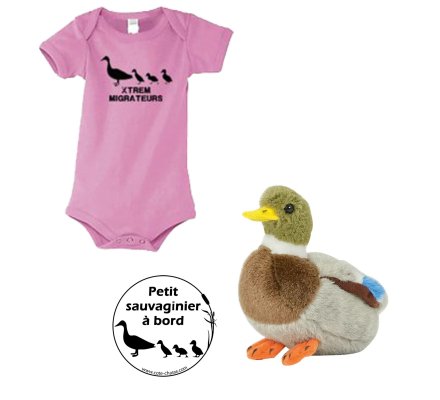 Pack naissance colvert rose