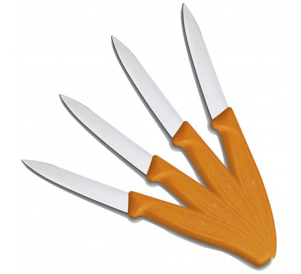 Pack 4 couteaux de table orange VICTORINOX
