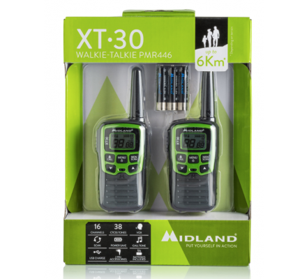 Paire de talkies walkies XT30 PMR 446