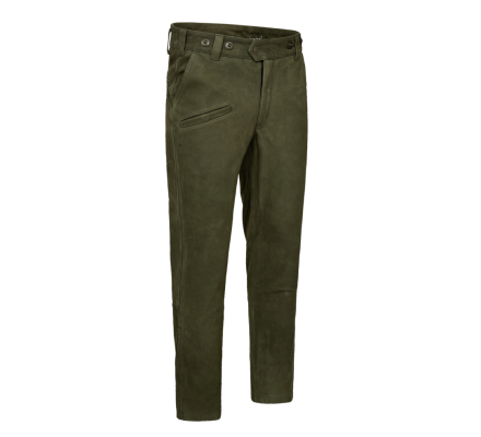 Pantalon de chasse en cuir kaki Strasbourg DEERHUNTER