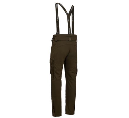 Pantalon de chasse à bretelles Muflon Pro kaki Deerhunter