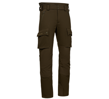 Pantalon de chasse à bretelles Muflon Pro kaki Deerhunter