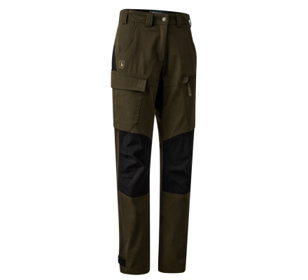Pantalon femme Sarek full stretch kaki et noir DEERHUNTER