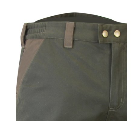 Pantalon de chasse Geai bicolore kaki/marron LMA