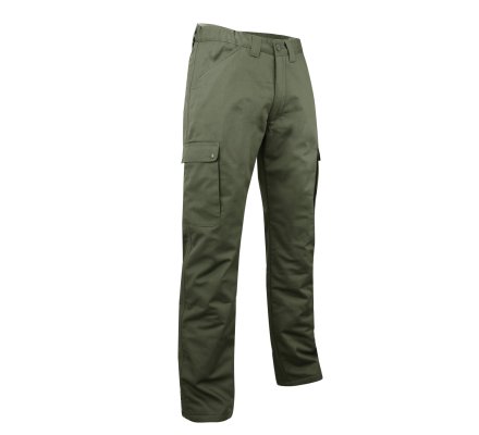 Pantalon de chasse kaki doublé polaire Ours - 10367