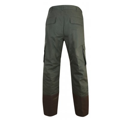 Pantalon de chasse bicolore kaki/marron Macreuse 