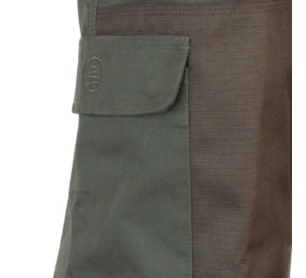 Pantalon de chasse bicolore kaki/marron Macreuse 