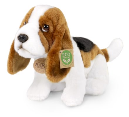 Peluche Basset 32 cm Eco-friendly