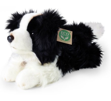 Peluche Border Collie 30 cm Eco-friendly