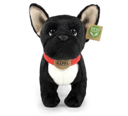 Peluche Bouledogue Français 30 cm Eco-friendly