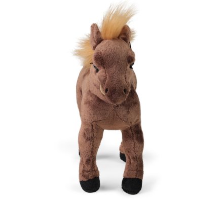 Peluche cheval marron 29 cm Eco-friendly