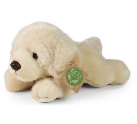 Peluche chien Labrador retriever 21cm Eco-friendly