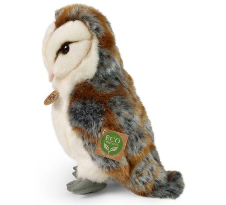 Peluche Chouette effraie 27cm Eco-friendly