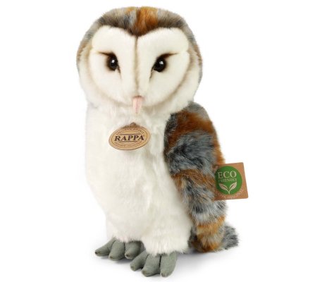 Peluche Chouette effraie 27cm Eco-friendly