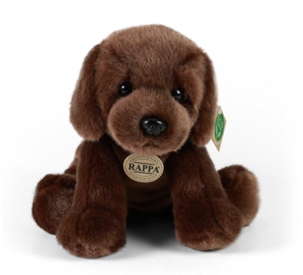 Peluche chiot labrador marron 26 cm Eco-friendly