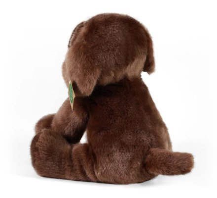 Peluche chiot labrador marron 26 cm Eco-friendly