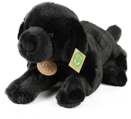 Peluche labrador noir 40 cm Eco-friendly