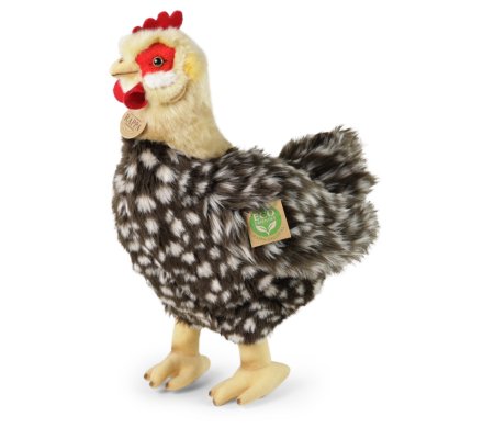 Peluche poule avec œuf 33 cm Eco-friendly
