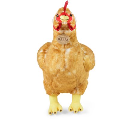 Peluche poule marron 33 cm Eco-friendly