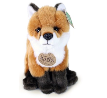 Peluche renard assis pour enfant - 1613