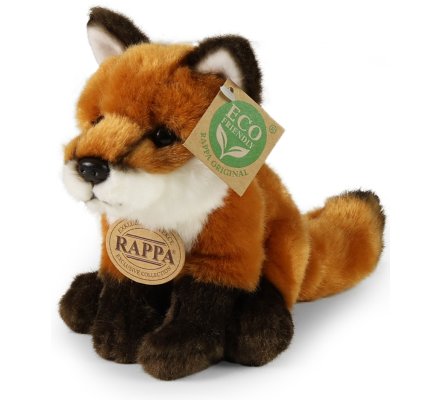 Peluche renard assis 18cm Eco-friendly