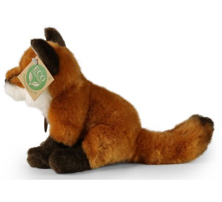 Peluche renard assis 18cm Eco-friendly