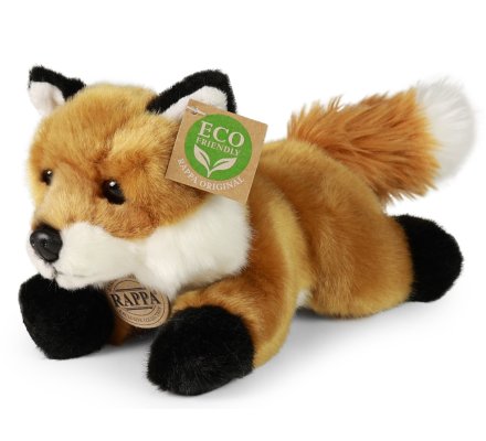 Peluche renard allongé 20 cm Eco-friendly