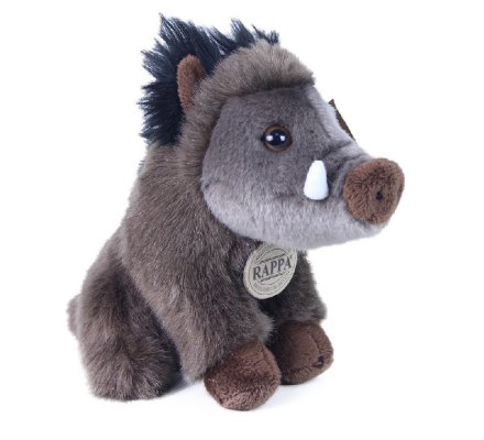 Peluche sanglier assis 18 cm Eco-friendly