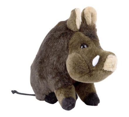 Peluche sanglier assis 28 cm