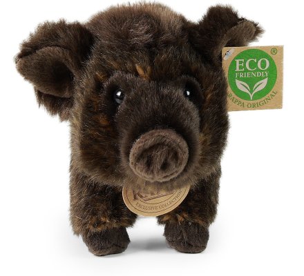 Peluche sanglier debout 20 cm Eco-friendly