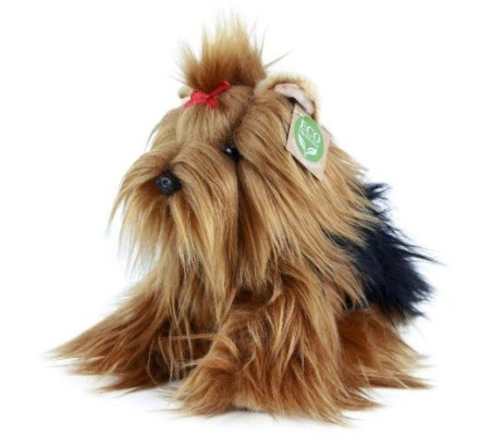 Peluche chien Yorkshire Terrier 23cm Eco-friendly