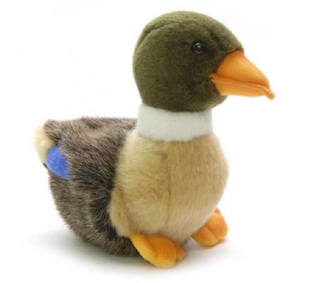 Peluche canard colvert 13 cm