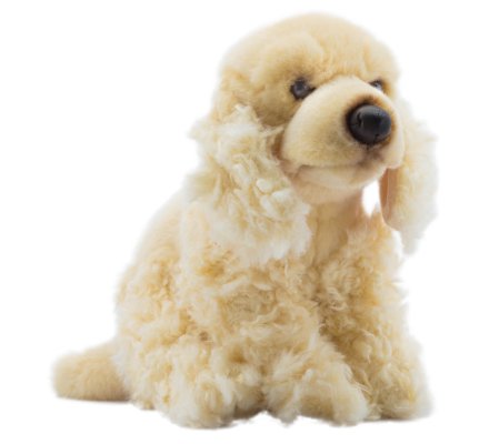 Peluche Cocker beige