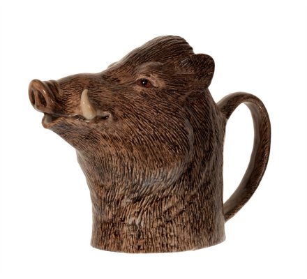 Pichet sanglier en porcelaine